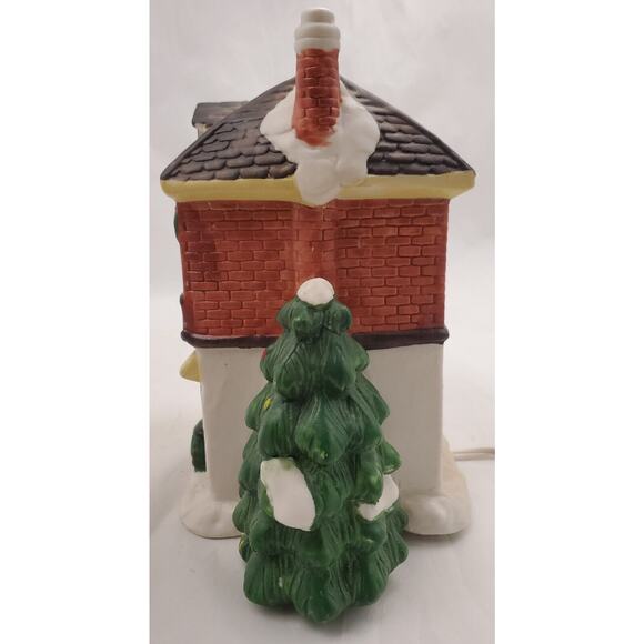 Vtg 1992 Bakery Holiday Expressions Dickens Lighted Christmas Porcelain Village - Picture 4 of 9